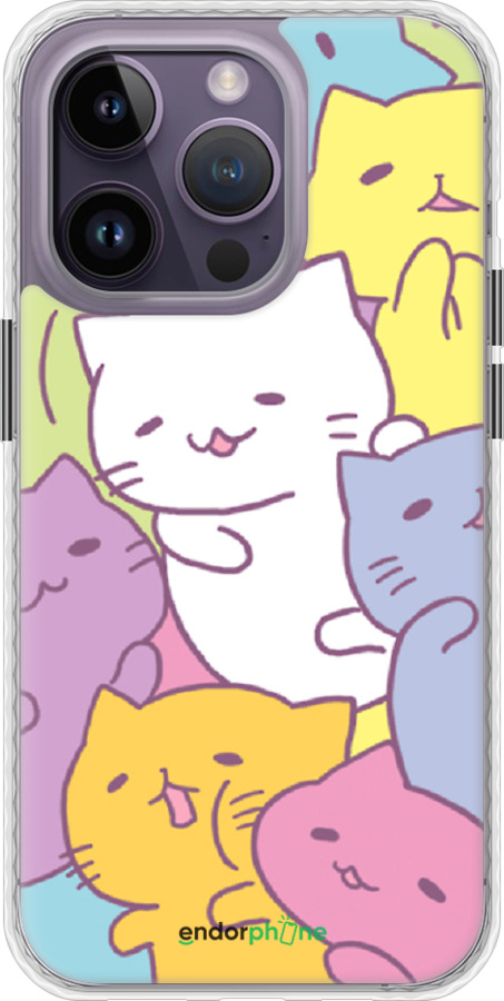 

Чохол Bumper MagSafe чохол "Кошенята " для iPhone 14 Pro Max, Білий