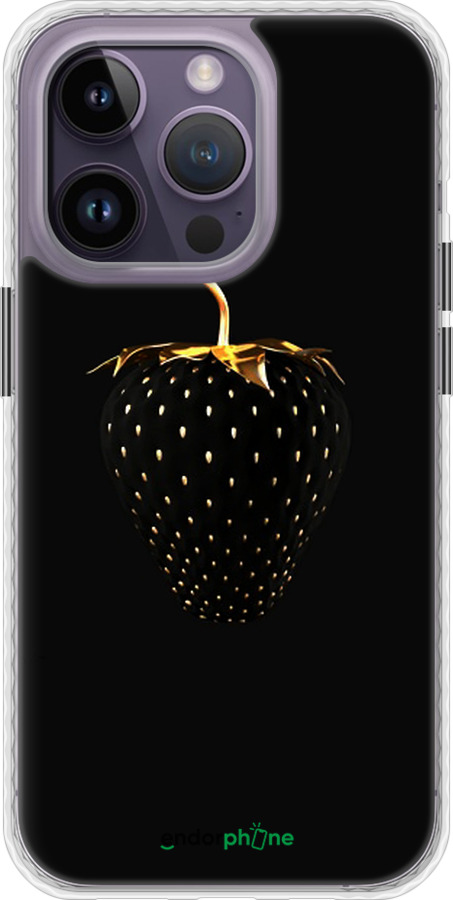 

Чохол Bumper MagSafe чохол "Чорна полуниця" для iPhone 14 Pro Max, Чорний