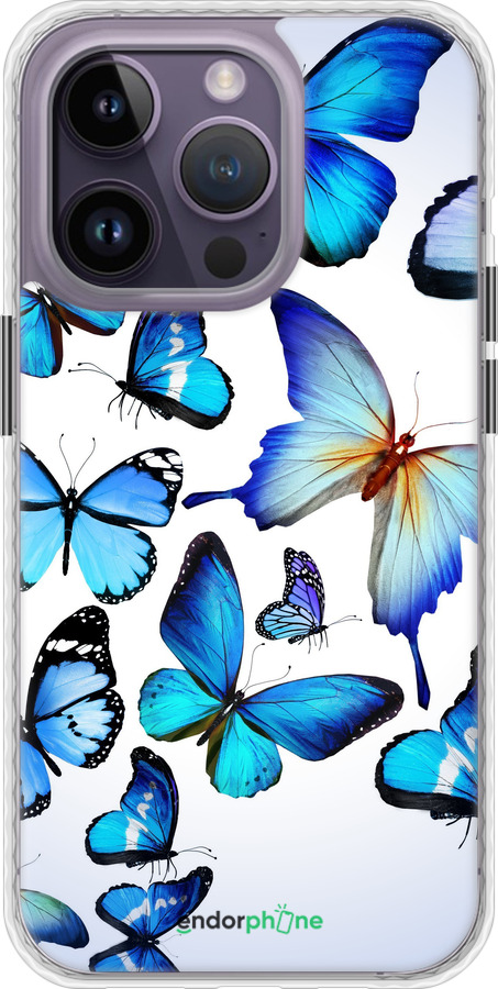 Чохол Bumper чехол Метелики для Apple iPhone 14 Pro Max - 6023pc-2667 изображение 