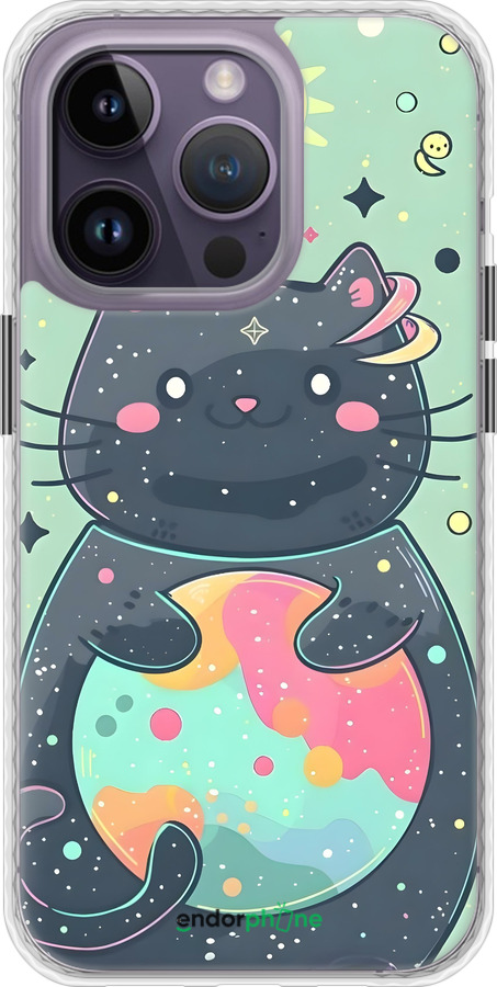 Чохол Bumper чехол Милый котик для Apple iPhone 14 Pro Max - 6364pc-2667 изображение 
