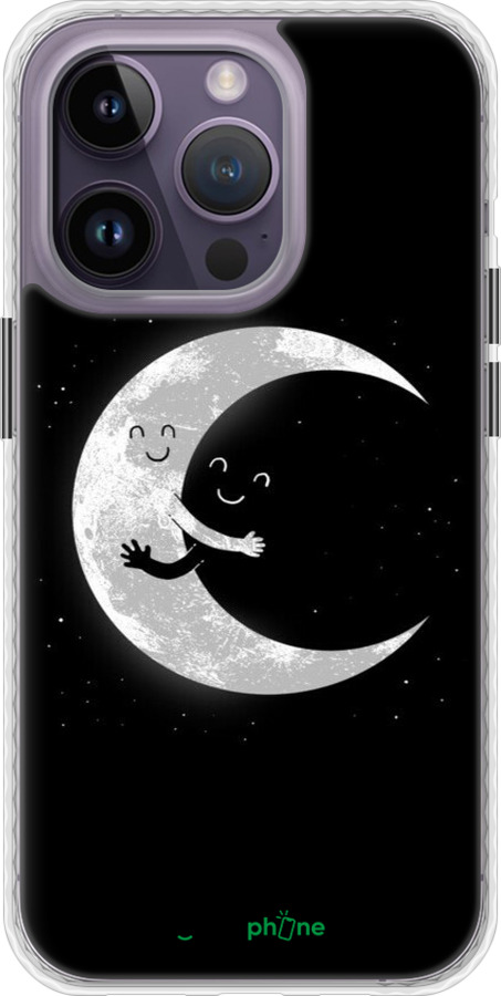 Чехол Bumper чехол Лунные объятия для Apple iPhone 14 Pro Max - 6508pc-2667 изображение 