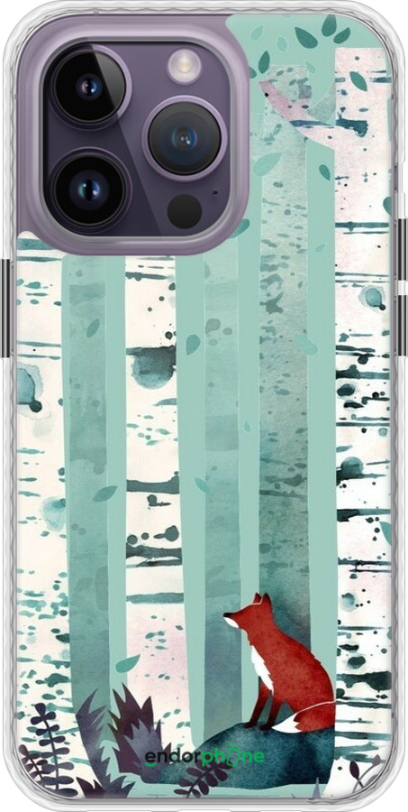 Чехол Bumper чехол Лис в зелёном лесу для Apple iPhone 14 Pro Max - 6547pc-2667 изображение 