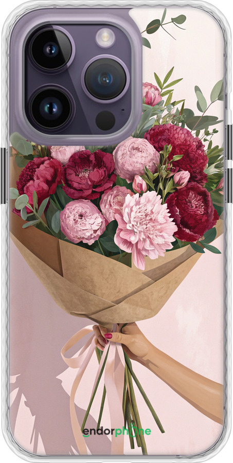 Чехол Bumper чехол Пионы 1 для Apple iPhone 14 Pro Max - 6705pc-2667 изображение 