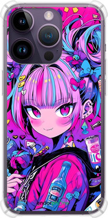 Силикон с усиленными углами чехол Аниме милаха для Apple iPhone 14 Pro Max - 6314sp-2667 изображение 