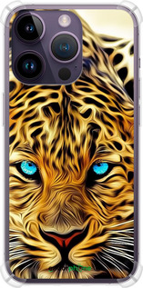 Силикон с усиленными углами чехол Леопард для Apple iPhone 14 Pro Max - 6611sp-2667 изображение 