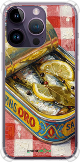 Силіконовий протиударний с посиленими кутами чехол Vintage Sardine Tin Phone для Apple iPhone 14 Pro Max - 6772sp-2667 изображение 