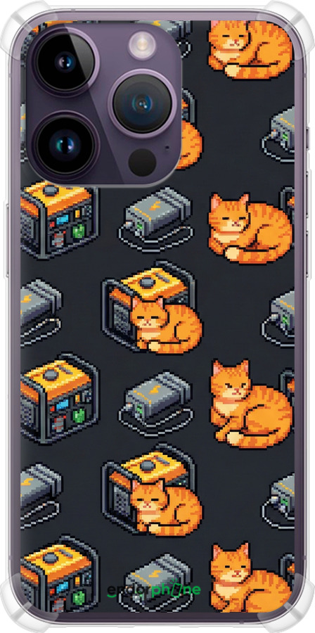 Силіконовий протиударний с посиленими кутами чехол Autonomous Zone для Apple iPhone 14 Pro Max - 6771sp-2667 изображение 