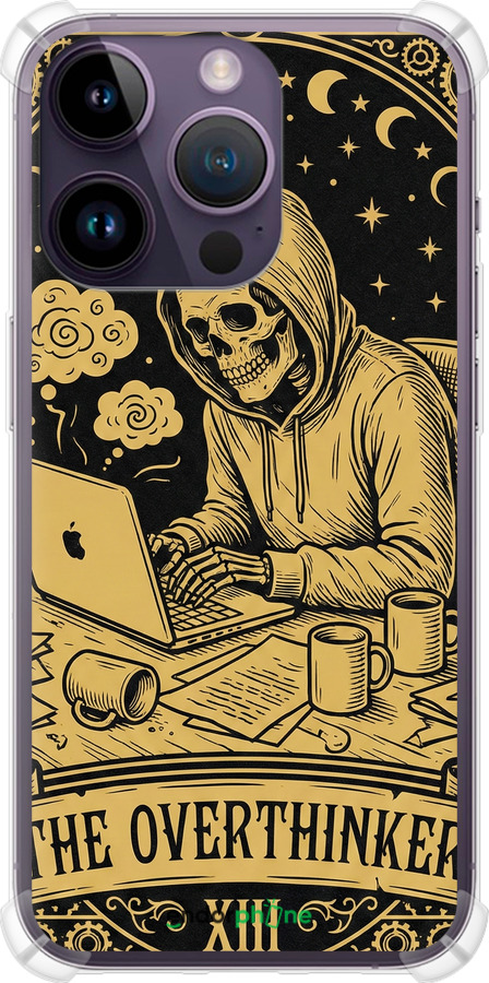 Силикон с усиленными углами чехол The Overthinker для Apple iPhone 14 Pro Max - 6774sp-2667 изображение 