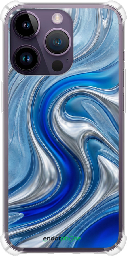 Силикон с усиленными углами чехол Liquid Chrome для Apple iPhone 14 Pro Max - 6781sp-2667 изображение 