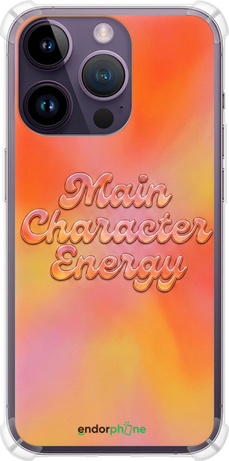 Силіконовий протиударний с посиленими кутами чехол Aura Gradient Main Character Energy Aesthetic Y2K для Apple iPhone 14 Pro Max - 6783sp-2667 изображение 