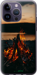 Силиконовый чехол Огонь для Apple iPhone 14 Pro Max - 6021u-2667 изображение 