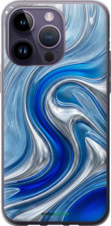 Силиконовый чехол Liquid Chrome для Apple iPhone 14 Pro Max - 6781u-2667 изображение 