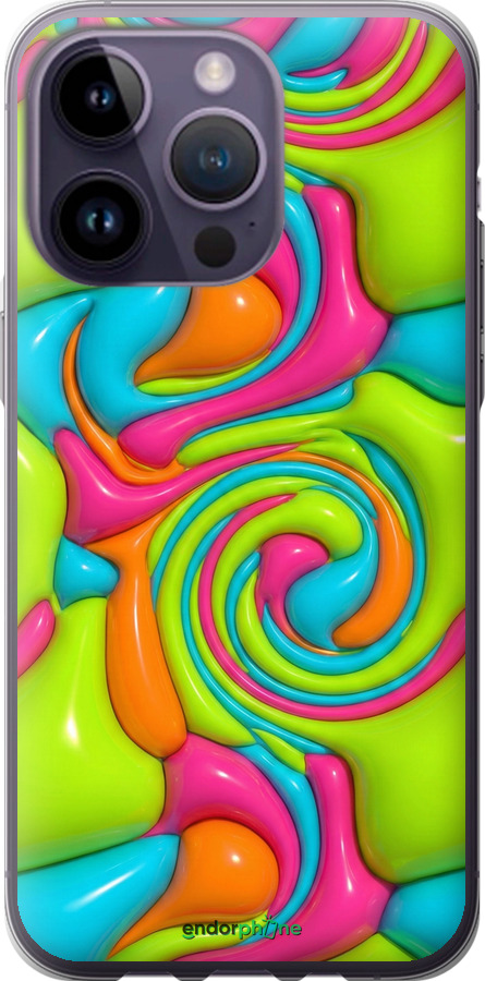 Силиконовый чехол Y2K Jelly Dream для Apple iPhone 14 Pro Max - 6780u-2667 изображение 