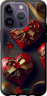TPU чехол Сердечки v4 для Apple iPhone 14 Pro - 5834b-2646 изображение 