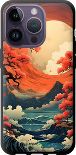 TPU чехол Природа японии для Apple iPhone 14 Pro - 6327b-2646 изображение 