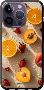 TPU чехол Фрукты 3 для Apple iPhone 14 Pro - 6703b-2646 изображение 