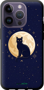 TPU чехол 'Cute Cat Celestial/Witchy' для iPhone 14 Pro изображение 3