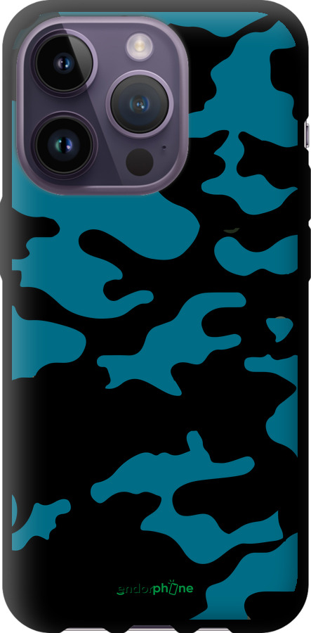 TPU чехол Камуфляж прозрачный фон для Apple iPhone 14 Pro - 4877b-2646 изображение 