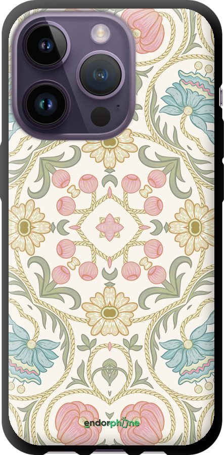 TPU чехол Цветочный орнамент v2 для Apple iPhone 14 Pro - 5513b-2646 изображение 