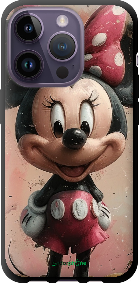 TPU чехол Minnie Mouse для Apple iPhone 14 Pro - 6054b-2646 изображение 
