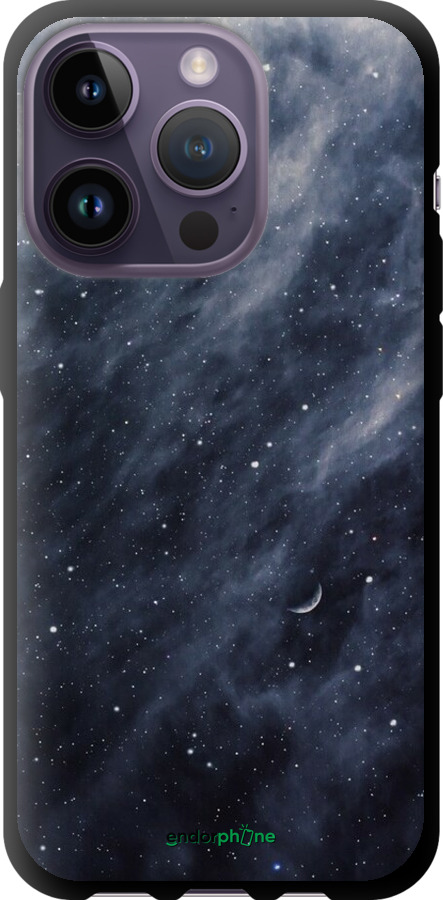 TPU чехол Голубые облака, Голубая луна для Apple iPhone 14 Pro - 6398b-2646 изображение 