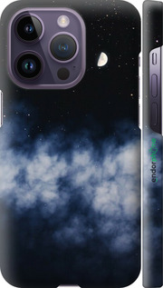 3D пластиковий матовий чехол Нічне небо для Apple iPhone 14 Pro - 6450m-2646 изображение 