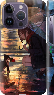 3D пластиковий матовий чехол Anime для Apple iPhone 14 Pro - 6609m-2646 изображение 