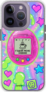 Чохол Bumper MagSafe чехол Y2K Aesthetic Retro Pet: Годуй мене кавою для Apple iPhone 14 Pro - 6784pm-2646 изображение 