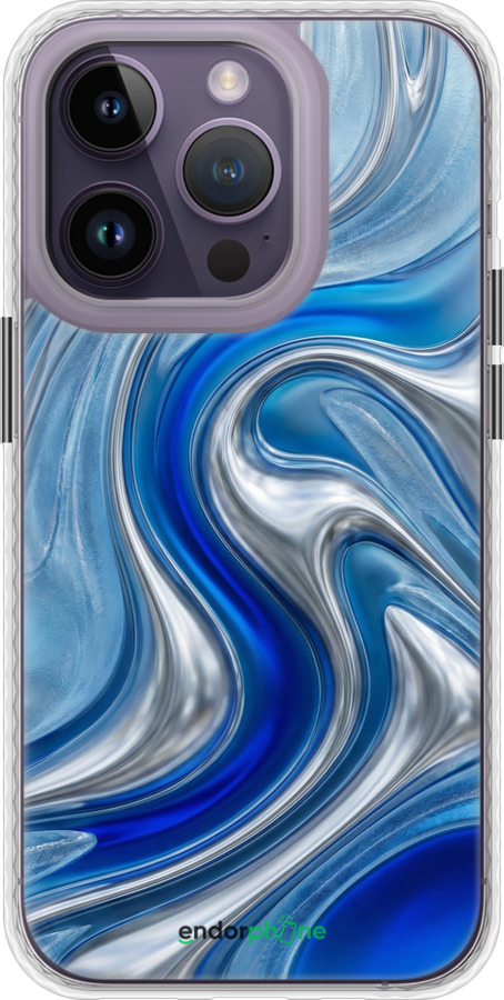 Чехол Bumper чехол Liquid Chrome для Apple iPhone 14 Pro - 6781pc-2646 изображение 