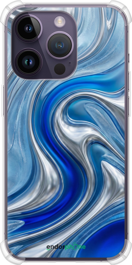 Силикон с усиленными углами чехол Liquid Chrome для Apple iPhone 14 Pro - 6781sp-2646 изображение 