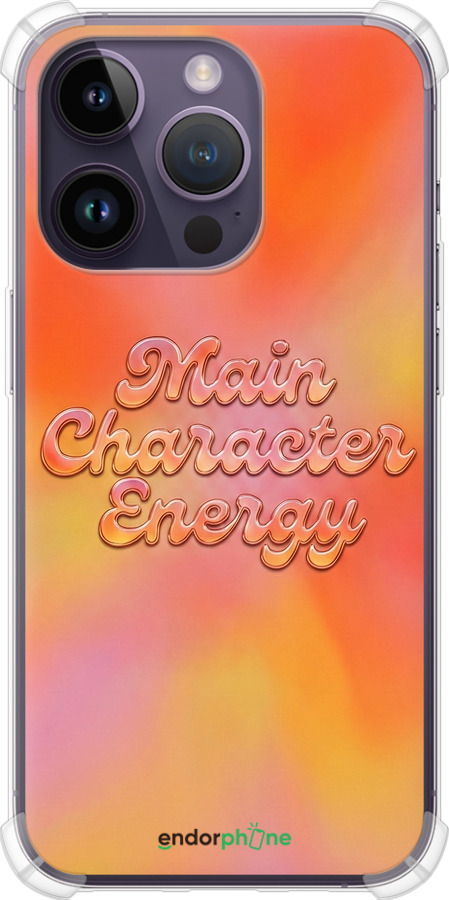 Силіконовий протиударний с посиленими кутами чехол Aura Gradient Main Character Energy Aesthetic Y2K для Apple iPhone 14 Pro - 6783sp-2646 изображение 