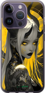 Силіконовий чехол Аніме демон 2 для Apple iPhone 14 Pro - 6309u-2646 изображение 