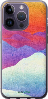 Силіконовий чехол Гірський захід сонця для Apple iPhone 14 Pro - 6479u-2646 изображение 