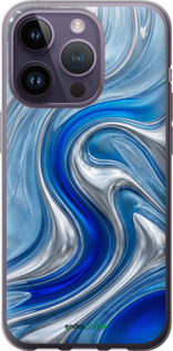 Силиконовый чехол 'Liquid Chrome' для iPhone 14 Pro изображение 5