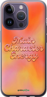Силиконовый чехол 'Aura Gradient Main Character Energy Aesthetic Y2K' для iPhone 14 Pro изображение 3