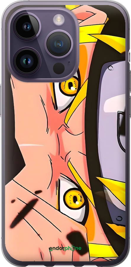 Силиконовый чехол Наруто 2 для Apple iPhone 14 Pro - 6297u-2646 изображение 
