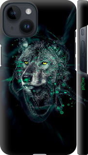 3D пластиковий матовий чехол Wolf для Apple iPhone 14 - 6610m-2648 изображение 