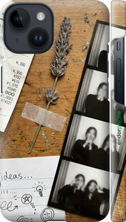 3D пластиковый матовый чехол 'Aesthetic Scrapbook Collage' для iPhone 14 изображение 25