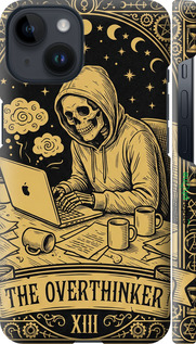 3D пластиковый матовый чехол 'The Overthinker' для iPhone 14 изображение 1