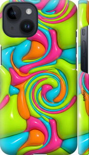 3D пластиковый матовый чехол 'Y2K Jelly Dream' для iPhone 14 изображение 13