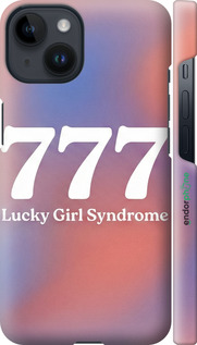 3D пластиковый матовый чехол 'Aesthetic Aura Gradient 777 Lucky Energy' для iPhone 14 изображение 13