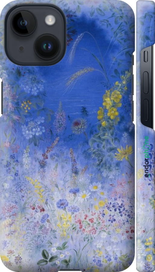 3D пластиковый матовый чехол Билокур для Apple iPhone 14 - 5908m-2648 изображение 