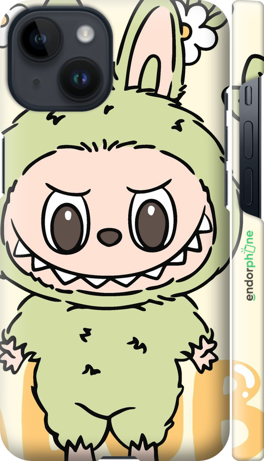 3D пластиковий матовий чехол № 6736 для Apple iPhone 14 - 6736m-2648 изображение 