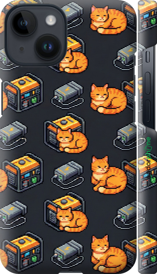 3D пластиковый матовый чехол Autonomous Zone для Apple iPhone 14 - 6771m-2648 изображение 