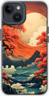 Чехол Bumper MagSafe чехол Природа японии для Apple iPhone 14 - 6327pm-2648 изображение 