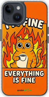 Чохол Bumper 'Funny Cat' для iPhone 14 зображення 5