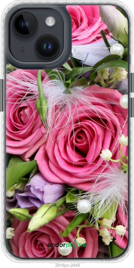 

Чохол Bumper чохол "Ніжність" для iPhone 14, Рожевий