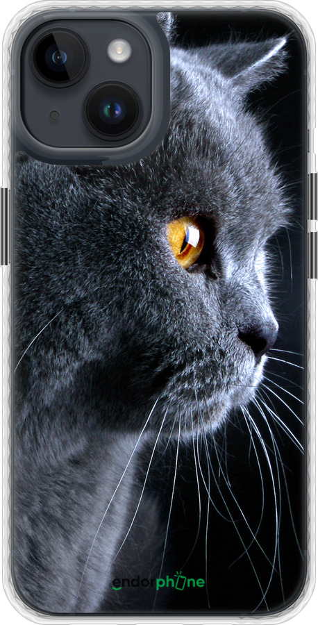

Чохол Bumper MagSafe чохол "Гарний кіт" для iPhone 14, Чорний