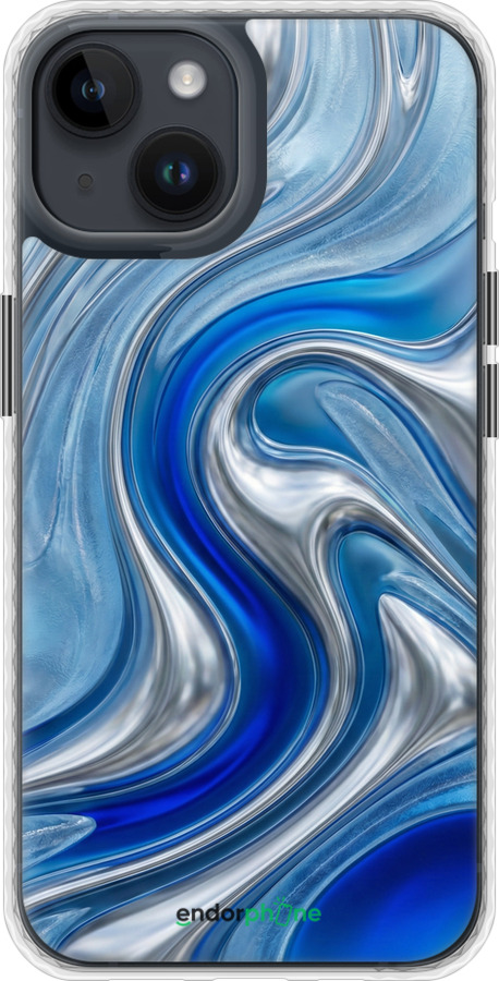 Чохол Bumper чехол Liquid Chrome для Apple iPhone 14 - 6781pc-2648 изображение 