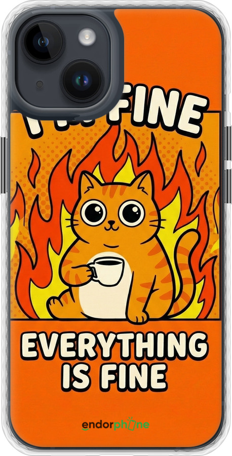 Чохол Bumper MagSafe чехол Funny Cat для Apple iPhone 14 - 6786pm-2648 изображение 